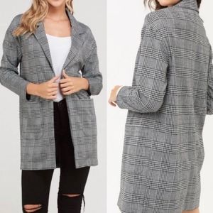 Small Love Tree Houndstooth blazer